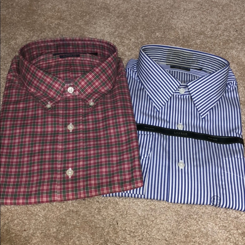 ❌BOTH SOLD❌ Ralph Lauren Button down shirts